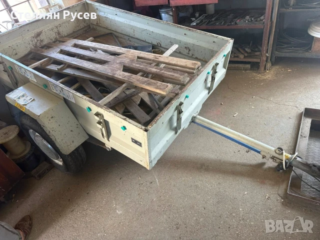 тутраканско ремарке с документи  115/165см 1600лв топ перфектно състояние, винаги е било в гараж зад, снимка 1