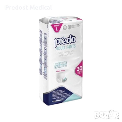 Памперс Тип Гащи Predo - M (70-120 см талия), 30 бр. ВИСОКО КАЧЕСТВО , снимка 2 - Грижа за възрастни - 52813370