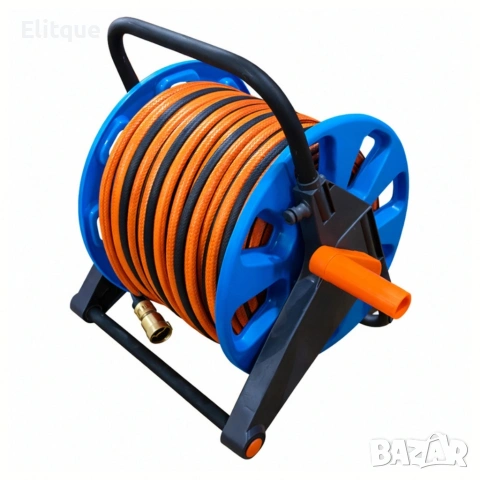 Преносима макара за градински маркуч, снимка 9 - Градински мебели, декорация  - 53371475