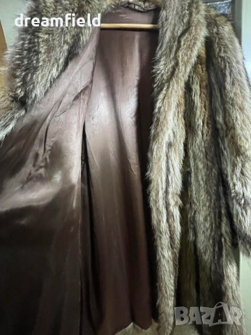 Дълго палто от естествен косъм, снимка 6 - Палта, манта - 53213097