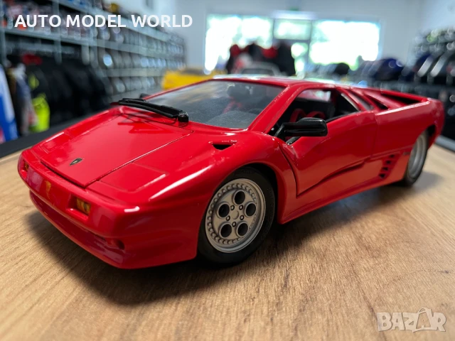 Метална колекционерска колички BBURAGO LAMBORGHINI DIABLO 1:18, снимка 1