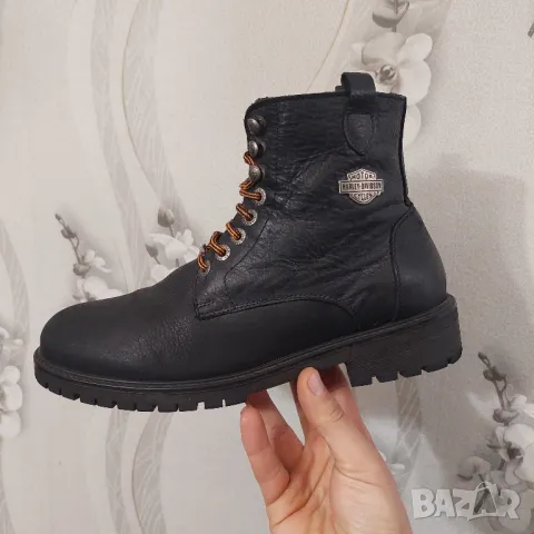 мото ботуши / боти  Harley Davidson номер 44 , снимка 3 - Мъжки боти - 48835528