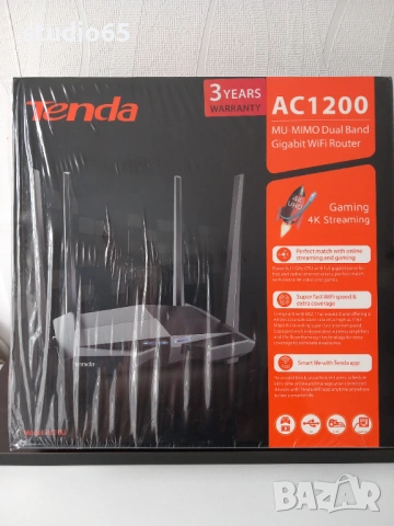 Рутер TENDA АС 1200, снимка 4 - Други - 54331561