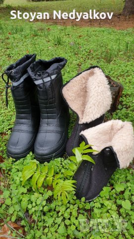 Зимни Олекотени Ботуши с Термо Чорап 