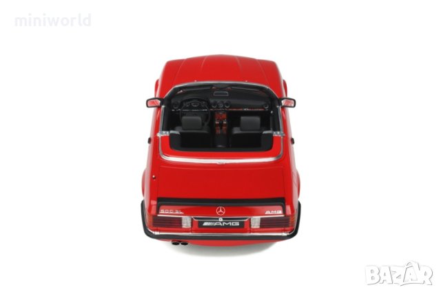 Mercedes 500 SL AMG R107 Roadster 1986 - мащаб 1:18 на OttoMobile моделът е нов в кутия, снимка 9 - Колекции - 42267648