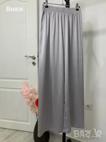 Сатенен панталон размер S-M, снимка 7 - Панталони - 49337497