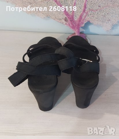 CROCS дамски сандали – черни, № 40, снимка 4 - Сандали - 40680391