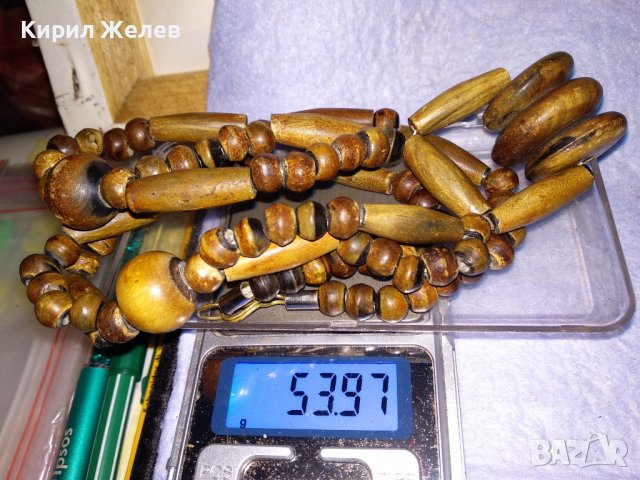 МНОГО ОРИГИНАЛНО КРАСИВО КОЛИЕ ОГЪРЛИЦА от РОГ РЪЧНА МАЙСТОРСКА ТРАДИЦИОННА ИЗРАБОТКА 34771, снимка 3 - Колиета, медальони, синджири - 39191072