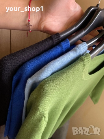 6 цвята дамска блуза с къс ръкав финно машинно плетиво големи размери , снимка 5 - Блузи с дълъг ръкав и пуловери - 51840203