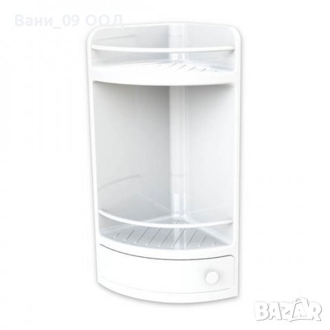 Ъглова PVC етажерка за баня, снимка 2 - Етажерки - 37372090