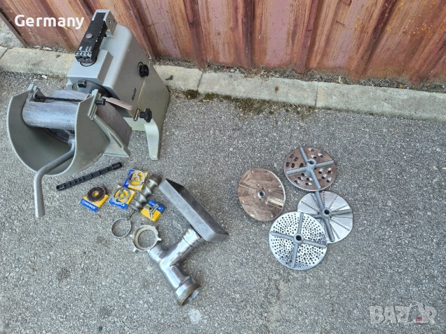 Krefft немска професионална месомелачка зеленчукорезачка кутер, снимка 15 - Други машини и части - 51435163