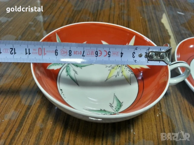 стар немски порцелан чаша за чай кафе , снимка 4 - Антикварни и старинни предмети - 33624719