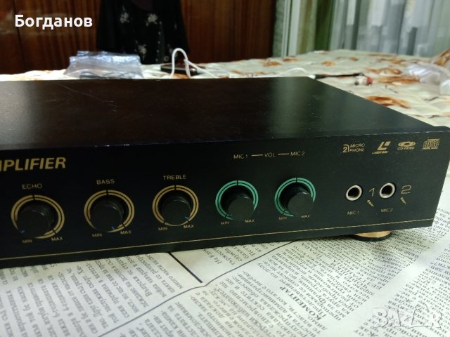 УСИЛВАТЕЛ С МИКСЕР SPACETECH K-18 MIC MIXER AMPLIFIER, снимка 4 - Ресийвъри, усилватели, смесителни пултове - 42790157