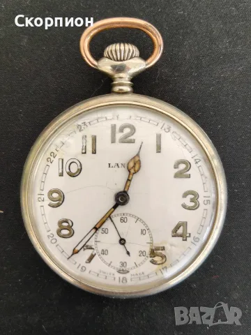 Швейцарски джобен часовник LANCO - 1925г. - Рядък - ПРОМОЦИЯ, снимка 9 - Джобни - 50419600