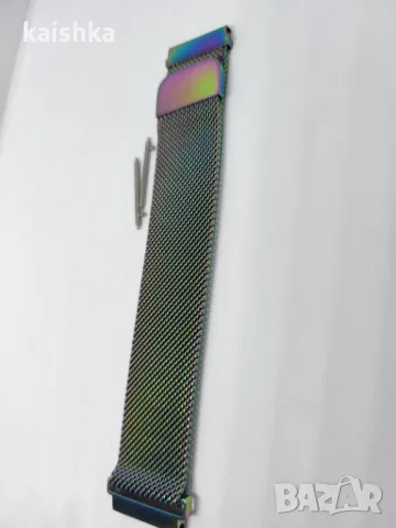 Метални каишки 18 / 20 / 22 мм Milanese за Samsung, Huawei, Xiaomi, Amazfit , снимка 8 - Смарт гривни - 31293950
