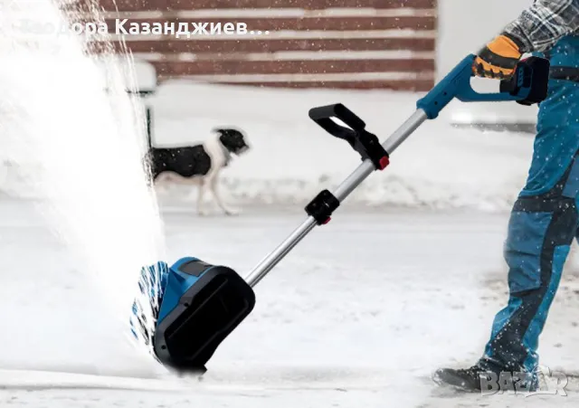 Акумулаторен снегорин,преносим, снимка 2 - Градинска техника - 48641286