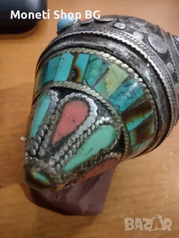 Много стар Турско-Арабски пръстен, снимка 6 - Пръстени - 49400259