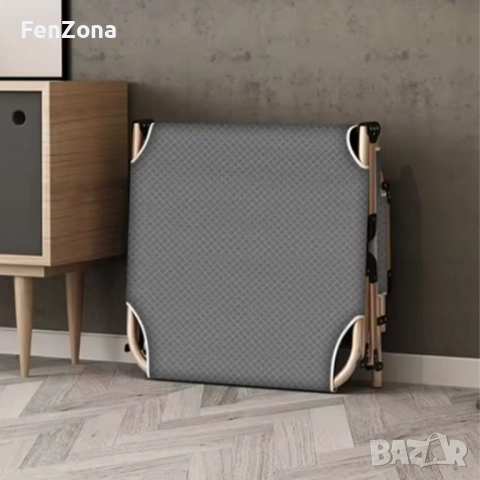 Сгъваемо къмпинг легло с матрак (180 см) – Регулируем градински шезлонг с възглавница, снимка 5 - Градински мебели, декорация  - 54096708