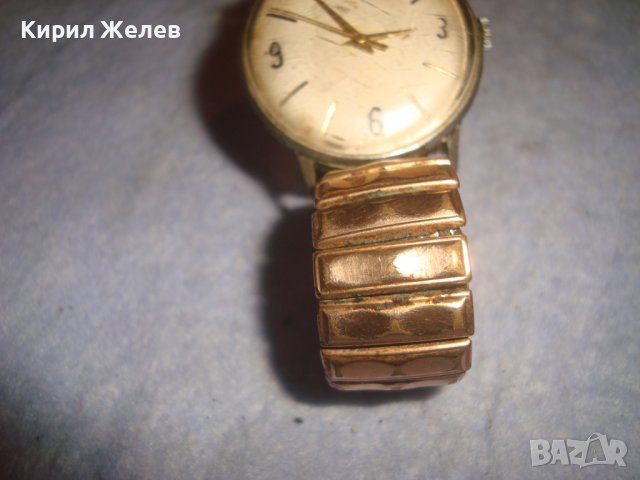 СТАР МЪЖКИ РЯДЪК НЕМСКИ или ШВЕЙЦАРСКИ РЕТРО ЧАСОВНИК ИНКАБЛОК с РАЗТЕГАЕМА ПОЗЛАТЕНА ВЕРИЖКА 28400, снимка 13 - Антикварни и старинни предмети - 37349327