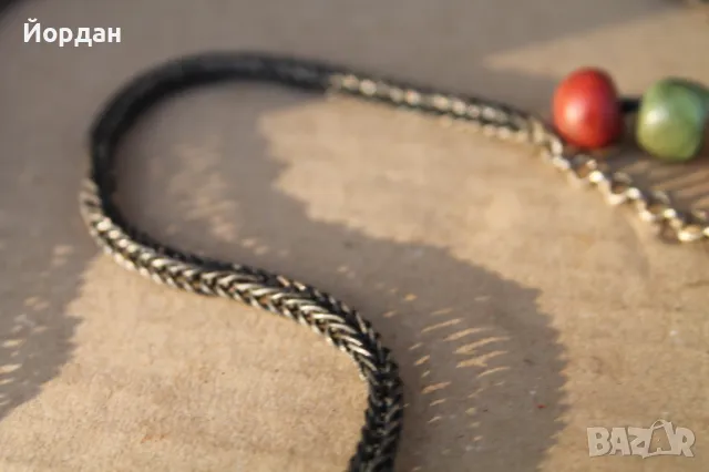 Сребърен гердан Бирма,Непал, снимка 12 - Колиета, медальони, синджири - 47270328