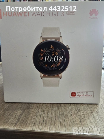Huawei Watch GT 3 – Gold / White Leather, снимка 4 - Смарт гривни - 53301889