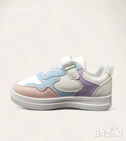 Детски маратонки с пастелни цветове и велкро лепенка – W210175 Multi, снимка 2 - Детски маратонки - 51760412