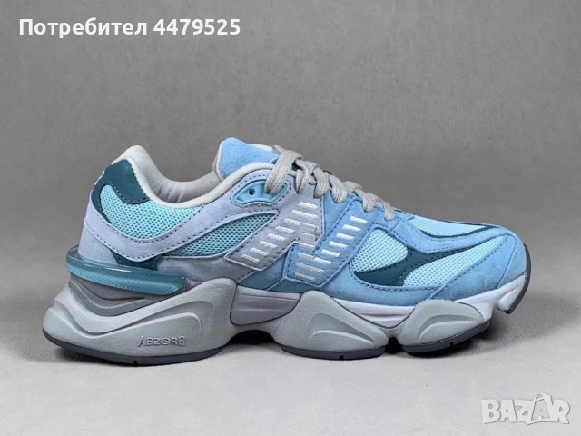 Оригинални дамски маратонки New Balance 9060 blue, снимка 3 - Маратонки - 51712881