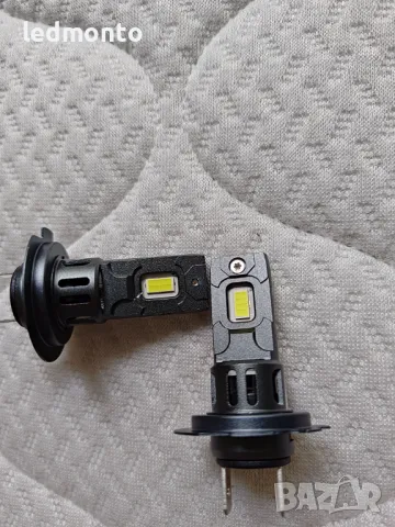 мини H7 LED Крушка за Автомобилни Фарове - 120W, 12V, 6500K, Безжична, Turbo LED, снимка 7 - Аксесоари и консумативи - 47260964