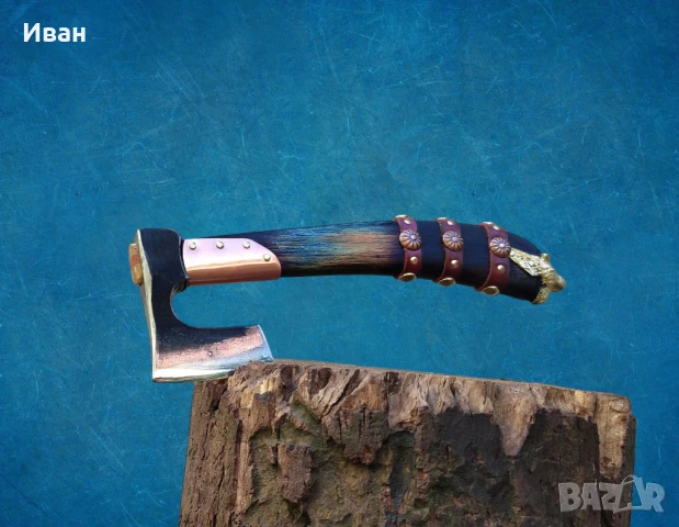 Брадва Викинг мини брадвичка дъска за рязане , снимка 8 - Ножове - 50525060