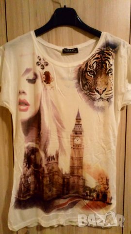 Памучна тениска , снимка 3 - Тениски - 36771407