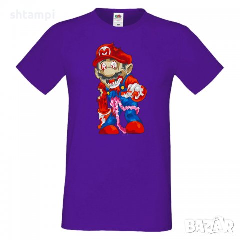 Мъжка тениска Mario Zombie 6 Игра,Изненада,Подарък,Празник,Повод, снимка 18 - Тениски - 37238142