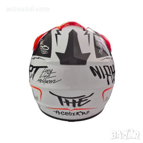 Каска Крос Мотор/Скутер/Бъги/Вело/АТВ два цвята, снимка 4 - Аксесоари и консумативи - 49484325