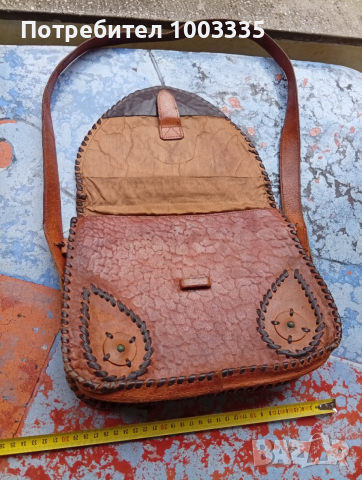 Дамска чанта от естествена кожа , снимка 2 - Чанти - 53915736