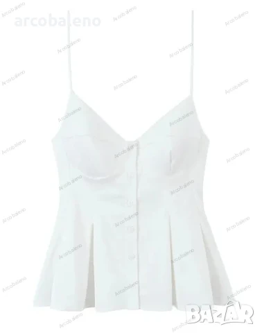 Модерен дамски топ с презрамки, 8цвята , снимка 6 - Корсети, бюстиета, топове - 50596394