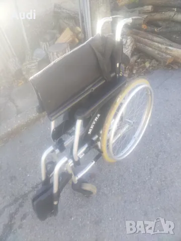 Сгъваема инвалидна рингова количка MEYRA  Ширина на седалката 50см, снимка 5 - Инвалидни колички - 45270477