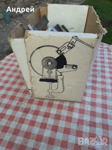 Стара приставка за настолен шмиргел ПА-125, снимка 3 - Други ценни предмети - 29798907