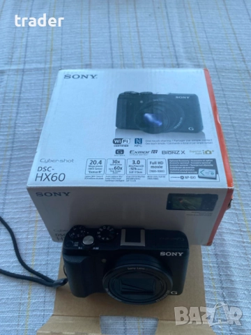 Компактна камера - Sony DSC HX60 - като нова ! 