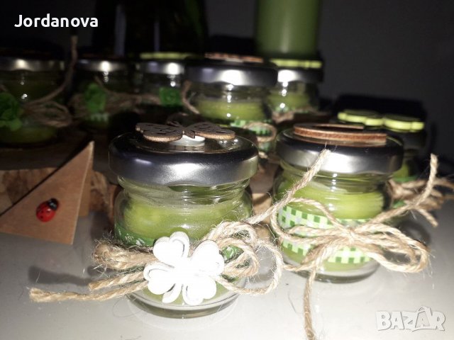 Свещички в бурканче с етерични масла, снимка 15 - Декорация за дома - 40134613