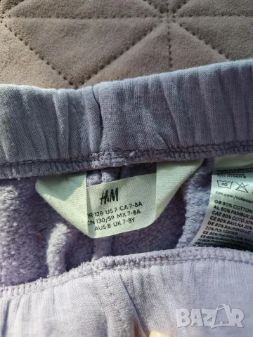 Лот за момиче 128-134 см: 3 долнища (H&M, Bekkin) + блузка, снимка 9 - Детски панталони и дънки - 56125345