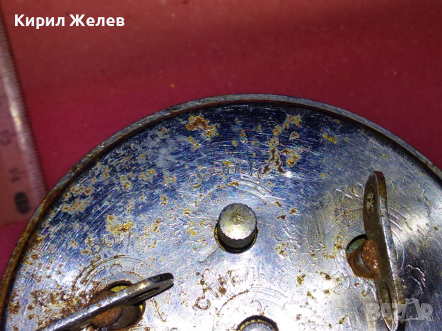 МНОГО СТАР РУСКИ КОЛЕКЦИОНЕРСКИ МЕХАНИЧЕН БУДИЛНИК РЯДЪК РЕТРО МОДЕЛ 43711, снимка 14 - Антикварни и старинни предмети - 44545854