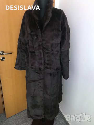 Дамско палто естествен косъм L , снимка 4 - Палта, манта - 30951900
