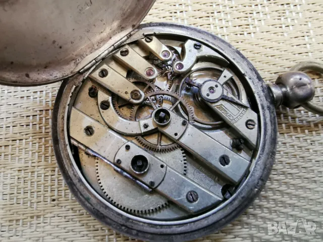 СРЕБЪРЕН ДЖОБЕН  H.LEO MATHEY, снимка 4 - Антикварни и старинни предмети - 49587617