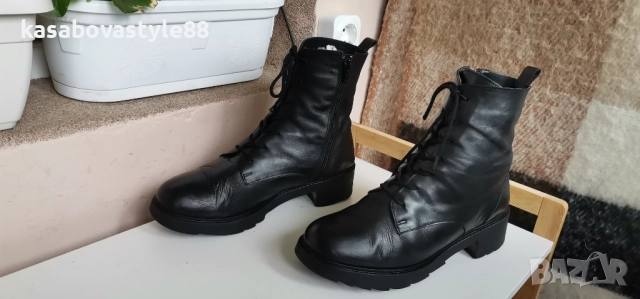 Дамски ботуши Eстествена кожа 40н., снимка 3 - Дамски ботуши - 52367623