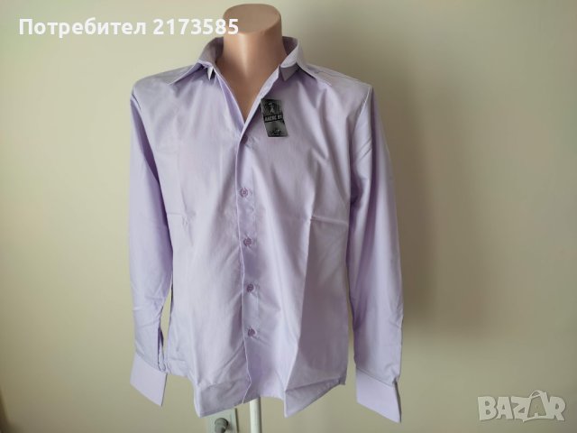 Продавам НОВА мъжка риза с дълъг ръкав, снимка 7 - Ризи - 42897262