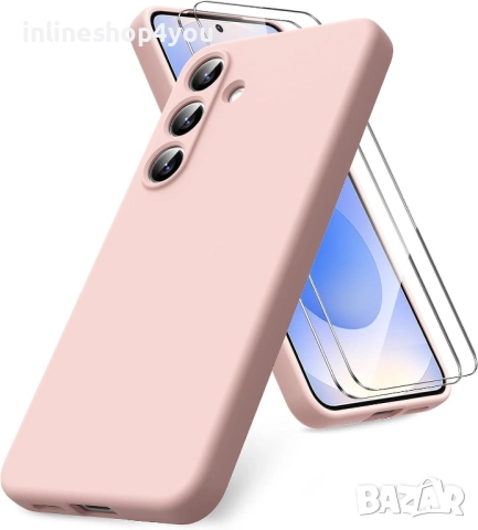Матов Силиконов Кейс за Samsung Galaxy S24 / S24+ /S24FE / S25, снимка 6 - Калъфи, кейсове - 52647564