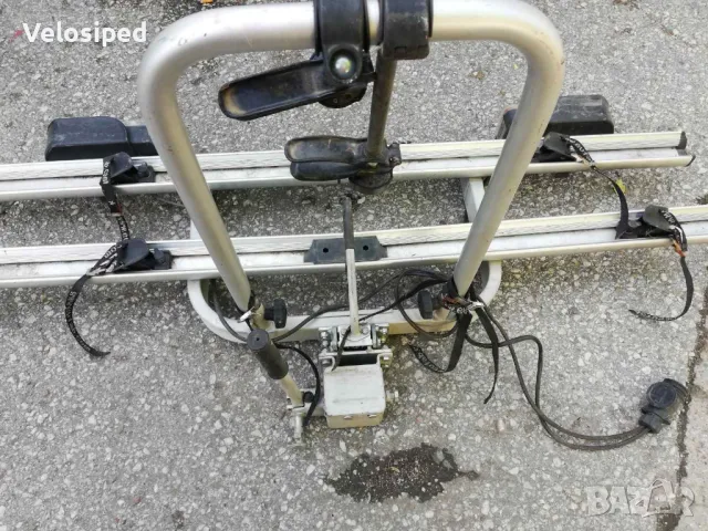 Масивен Багажник за два велосипеда с чупеща глава 30 градуса., снимка 2 - Аксесоари и консумативи - 50195594