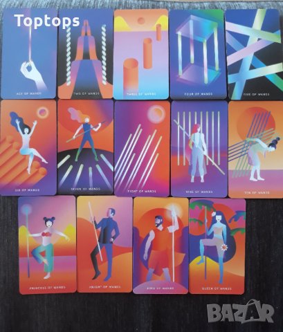 Таро карти, различни от масовите: Linestrider Tarot & Mystic Mondays & Ink Witch Tarot, снимка 9 - Други игри - 32863575