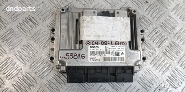 Компютър Citroen C4 1.6HDI 2009г. 0281013872 9664843780	