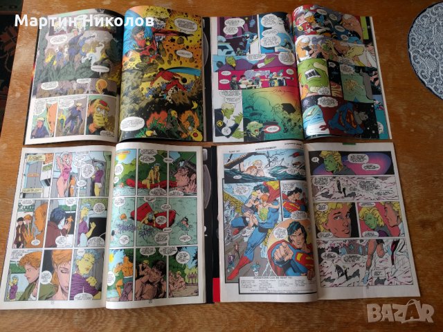 Лот специални Annual издания на DC от 1990, 1991 и 1992 + бонус, снимка 4 - Списания и комикси - 30233487