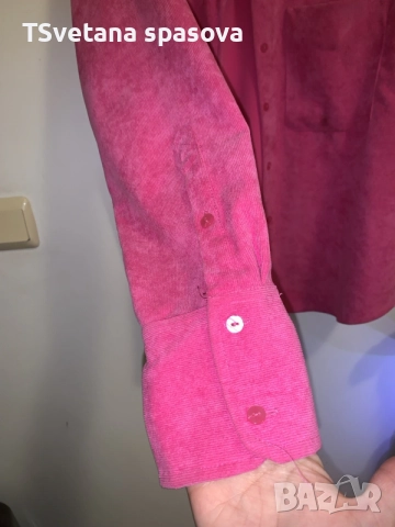 ризата е ярко розова zara, снимка 4 - Ризи - 56047453